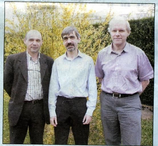 Marc Le Bris, Pascal Dupr et Jean-Pierre Demailly
