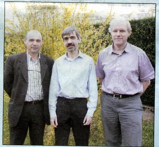Marc Le Bris, Pascal Dupré et Jean-Pierre Demailly